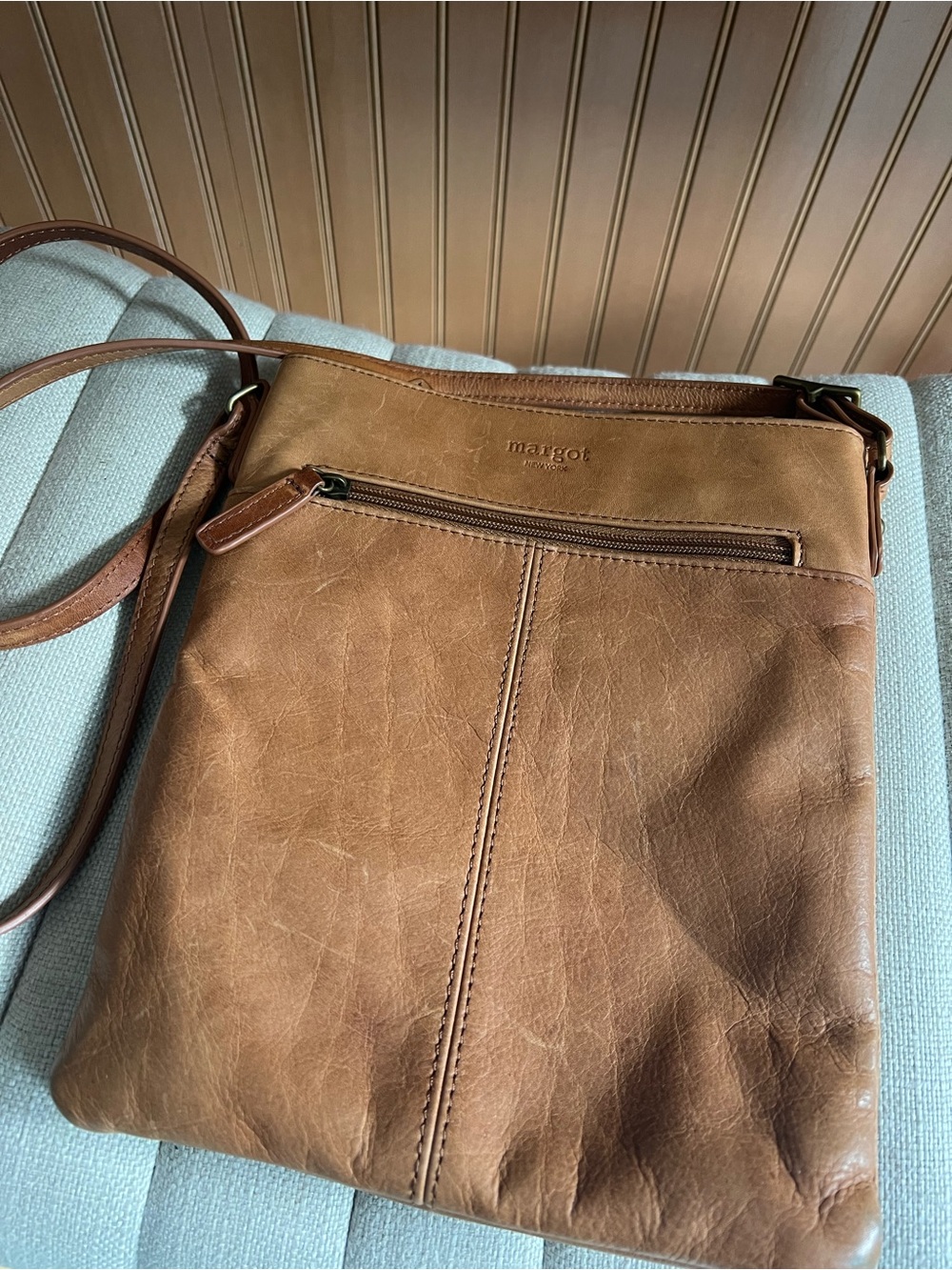 Margot New York Leather Crossbody Bag
